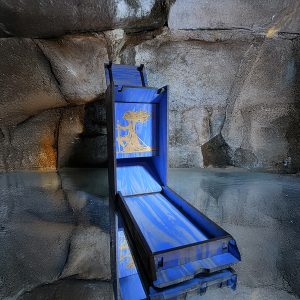 Folding Dice Tower - Female Warrior